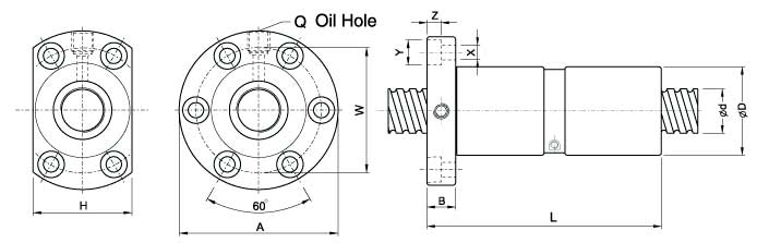 DFI4010-4、滾珠絲杠軸承