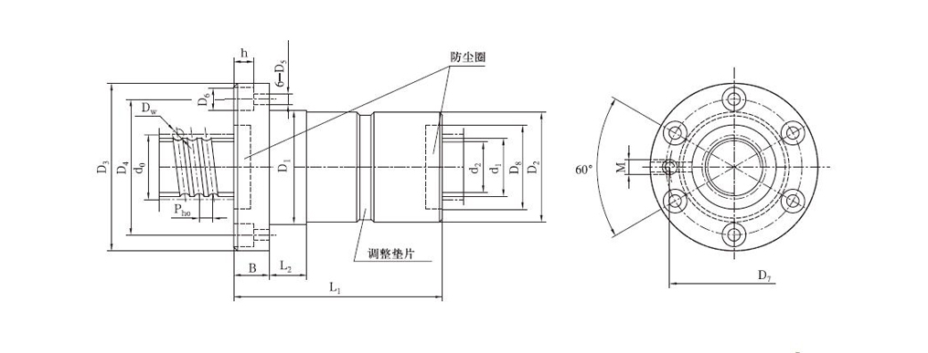 FFZD8016R-5-P5/1320X900滾珠絲杠生產(chǎn)廠家、維修